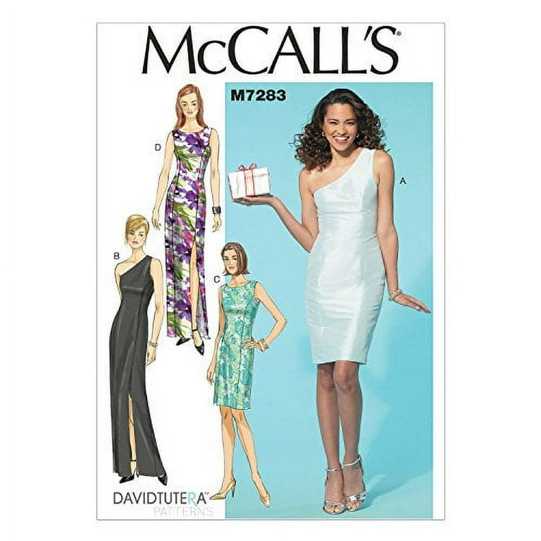 McCall s Patterns M7283 Misses Miss Petite Dresses Size E5 14 16 18 20 22 Walmart