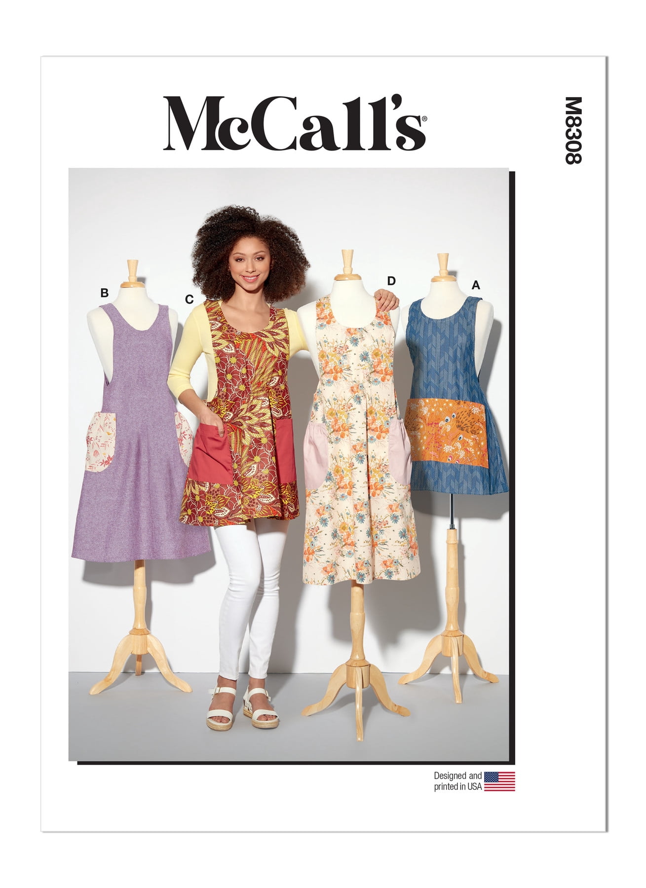 McCall's Sewing Pattern 8308 - Misses' Aprons, Size: A (S-M-L ...