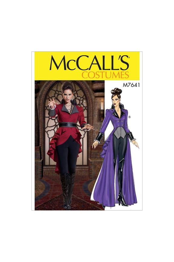 Sewing Pattern Misses' Jacket Costume with Belt-14-16-18-20-22