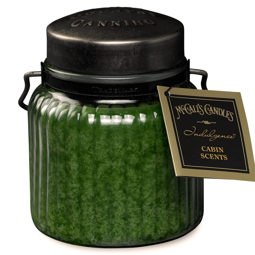 McCall’s Candles | Cabin Scents | 18 oz Scented Candle | Indulgence Collection | USA-Poured | Double Wick | Spicy Pine & Outdoor Forest Fragrance