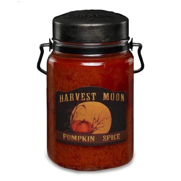 McCall’s Candles | Pumpkin Spice | 26 oz Scented Candle | USA-Poured | Vintage Rustic Jar | Warm Autumn Spice Fragrance