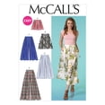 thumbnail image 1 of McCalls Ladies Easy Sewing Pattern 7131 Loose Fitting Shorts & Pants, 1 of 8