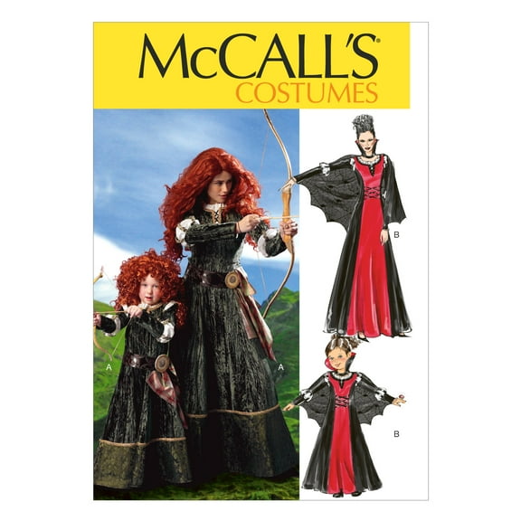 Misses'/Children's/Girls' Costumes-S-M-L-XL -*SEWING PATTERN*