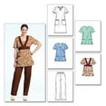 thumbnail image 1 of McCalls Sewing Pattern 5895 Ladies Plus Size Uniforms, 1 of 6