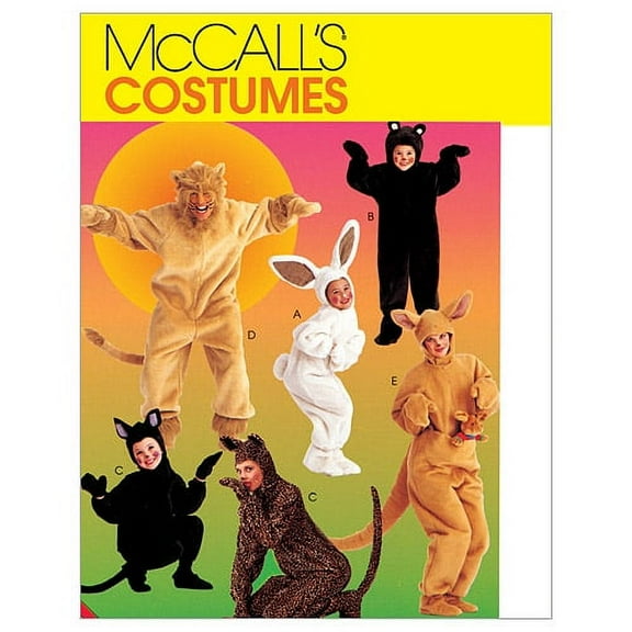 McCalls Sewing Pattern 6106 Adult Unisex Costumes
