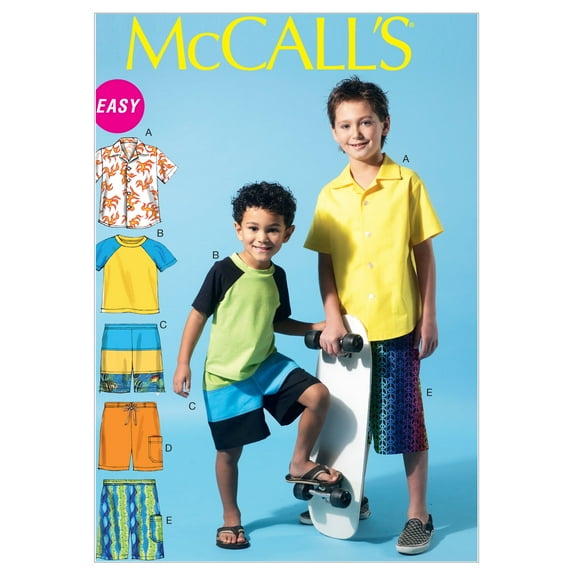 McCalls Sewing Pattern 6548 Children's Casual Wear