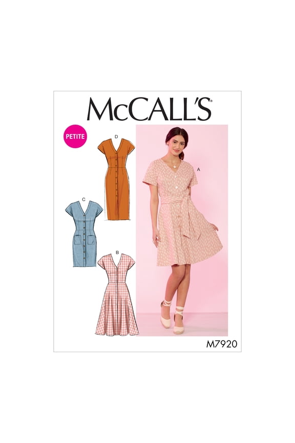 McCalls Sewing Pattern 7920 Dresses
