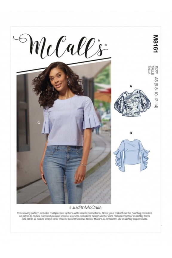 McCalls Sewing Pattern 8161 Tops