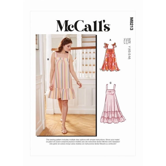 McCalls Paper Sewing Pattern 8213 - Dresses for Women