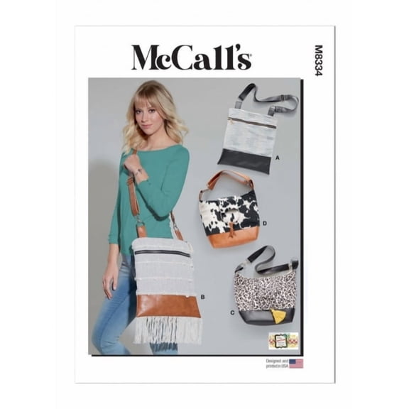 McCalls Paper Sewing Pattern 8334 - Bags