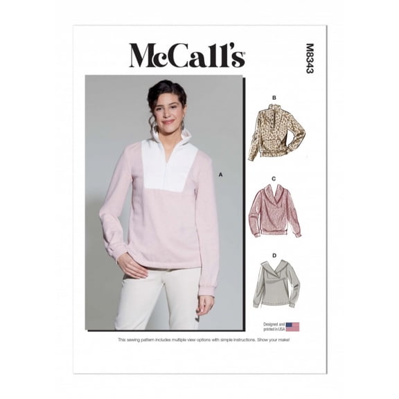 McCalls Sewing Pattern 8343 Women ZZ (L-XL-XXL)