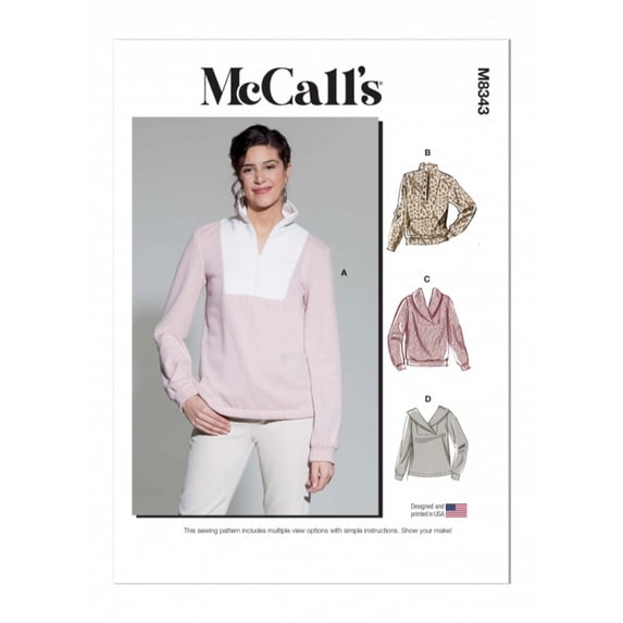McCalls Sewing Pattern 8343 Women ZZ (L-XL-XXL)