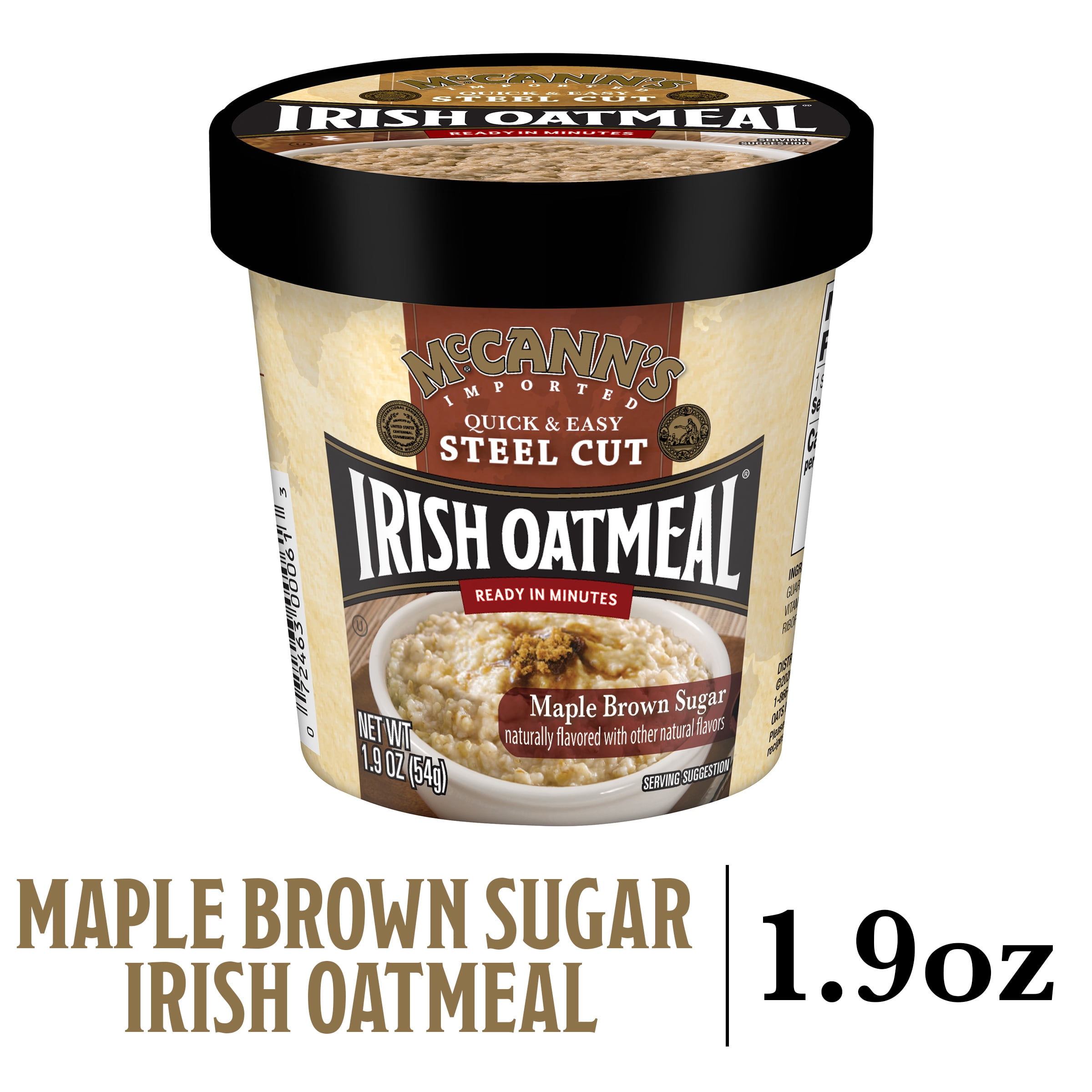McCann's Imported Maple Brown Sugar Quick & Easy Steel Cut Irish