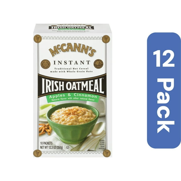 McCann's Instant Apple Cinnamon Oatmeal 12.34 oz (Pack Of 12)