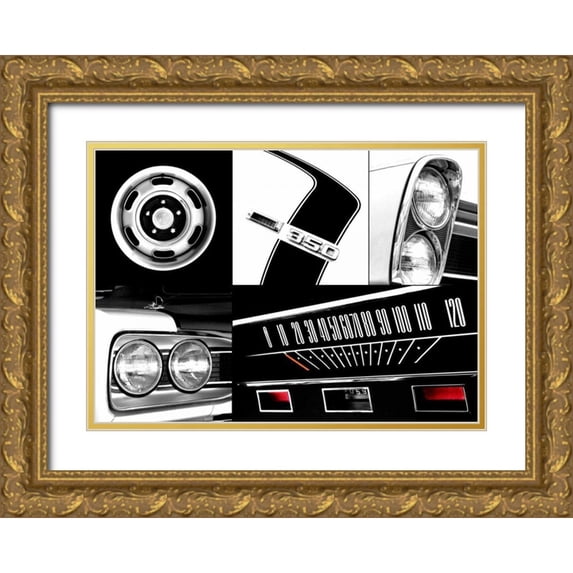 McCarthy, Matt 14x11 Gold Ornate Wood Framed with Double Matting Museum Art Print Titled - Muscle