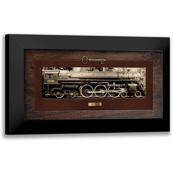 McCarthy, Matt 14x9 Black Modern Framed Museum Art Print Titled - Hudson Steam Engine