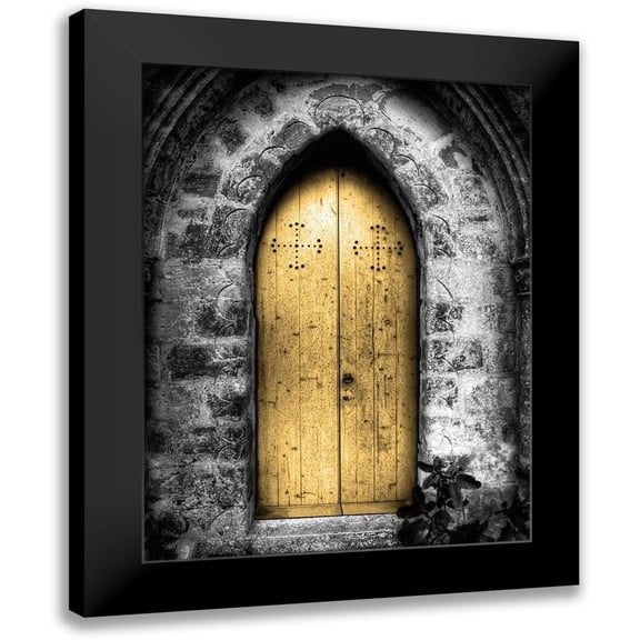 McCarthy, William 12x14 Black Modern Framed Museum Art Print Titled - Golden Door