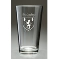 thumbnail image 1 of McCauley Irish Coat of Arms Pint Glasses - Set of 4 (Sand Etched), 1 of 2
