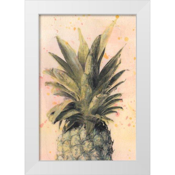 McCavitt, Naomi 11x14 White Modern Wood Framed Museum Art Print Titled - Pineapple Delight I