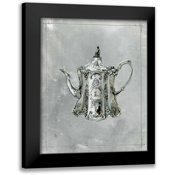 McCavitt, Naomi 12x14 Black Modern Framed Museum Art Print Titled - English Silver II