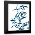 thumbnail image 1 of McCavitt, Naomi 12x14 Black Modern Framed Museum Art Print Titled - Indigo Botanica I, 1 of 5