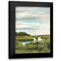 McCavitt, Naomi 12x14 Black Modern Framed Museum Art Print Titled - Marsh Landscapes I
