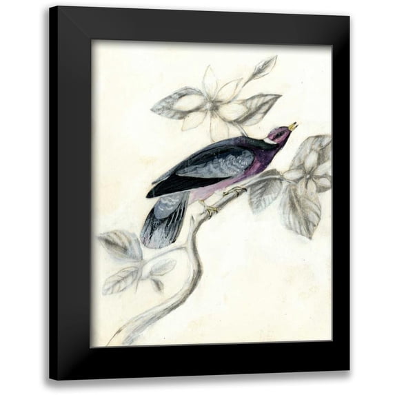 McCavitt, Naomi 12x14 Black Modern Framed Museum Art Print Titled - Rustic Aviary I