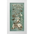 thumbnail image 1 of McCavitt, Naomi 14x24 White Modern Wood Framed Museum Art Print Titled - Chinoiserie Patina II, 1 of 4