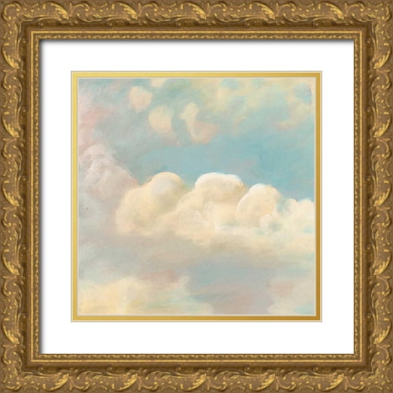 McCavitt, Naomi 15x15 Gold Ornate Wood Framed with Double Matting Museum Art Print Titled - Cloud Study I