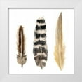 thumbnail image 1 of McCavitt, Naomi 15x15 White Modern Wood Framed Museum Art Print Titled - Watercolor Plumes II, 1 of 4