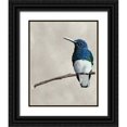 thumbnail image 1 of McCavitt, Naomi 20x24 Black Ornate Wood Framed with Double Matting Museum Art Print Titled - Winged Beauty II, 1 of 4