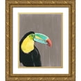thumbnail image 1 of McCavitt, Naomi 20x24 Gold Ornate Wood Framed with Double Matting Museum Art Print Titled - Vibrant Plumage I, 1 of 4