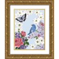 thumbnail image 1 of McCavitt, Naomi 25x32 Gold Ornate Wood Framed with Double Matting Museum Art Print Titled - Bird Garden I, 1 of 4