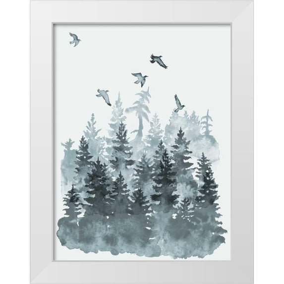 McCavitt, Naomi 25x32 White Modern Wood Framed Museum Art Print Titled - Sierra Vista II