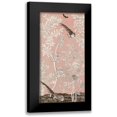 thumbnail image 1 of McCavitt, Naomi 9x14 Black Modern Framed Museum Art Print Titled - Blush Chinoiserie II, 1 of 5