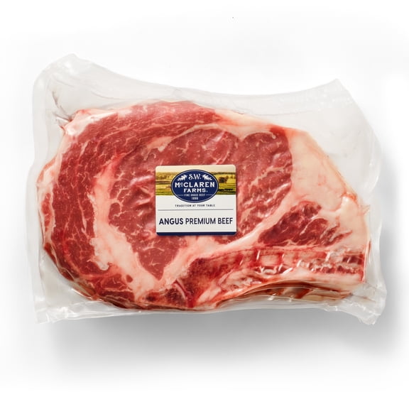McClaren Farms Bone-In Cowboy Ribeye Steak, Prime Beef, Fresh, 0.98-1.84 lb
