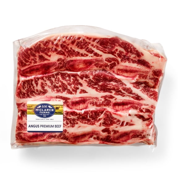 McClaren Farms Prime Beef Bone-In Cowboy-Cut Short Ribs, 2-4 lb, Fresh