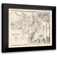 thumbnail image 1 of McClellan 13x12 Black Modern Framed Museum Art Print Titled - Elko County Nevada - McClellan 1894, 1 of 5