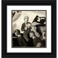 thumbnail image 1 of McClelland Barclay 15x16 Black Ornate Wood Framed Double Matted Museum Art Print Titled - Yale Victory, Fisher Body Ad Illustration (C. 1925), 1 of 5