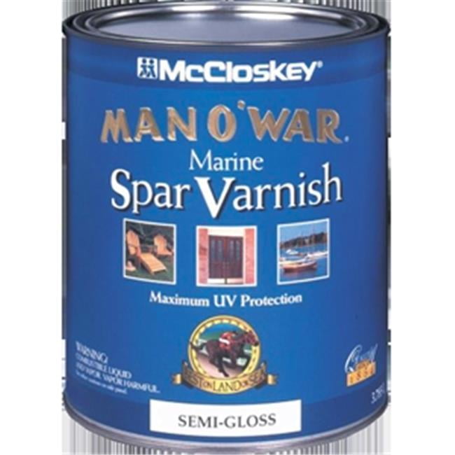 McCloskey Man O' War SemiGloss Clear Marine Spar Varnish 1 gal