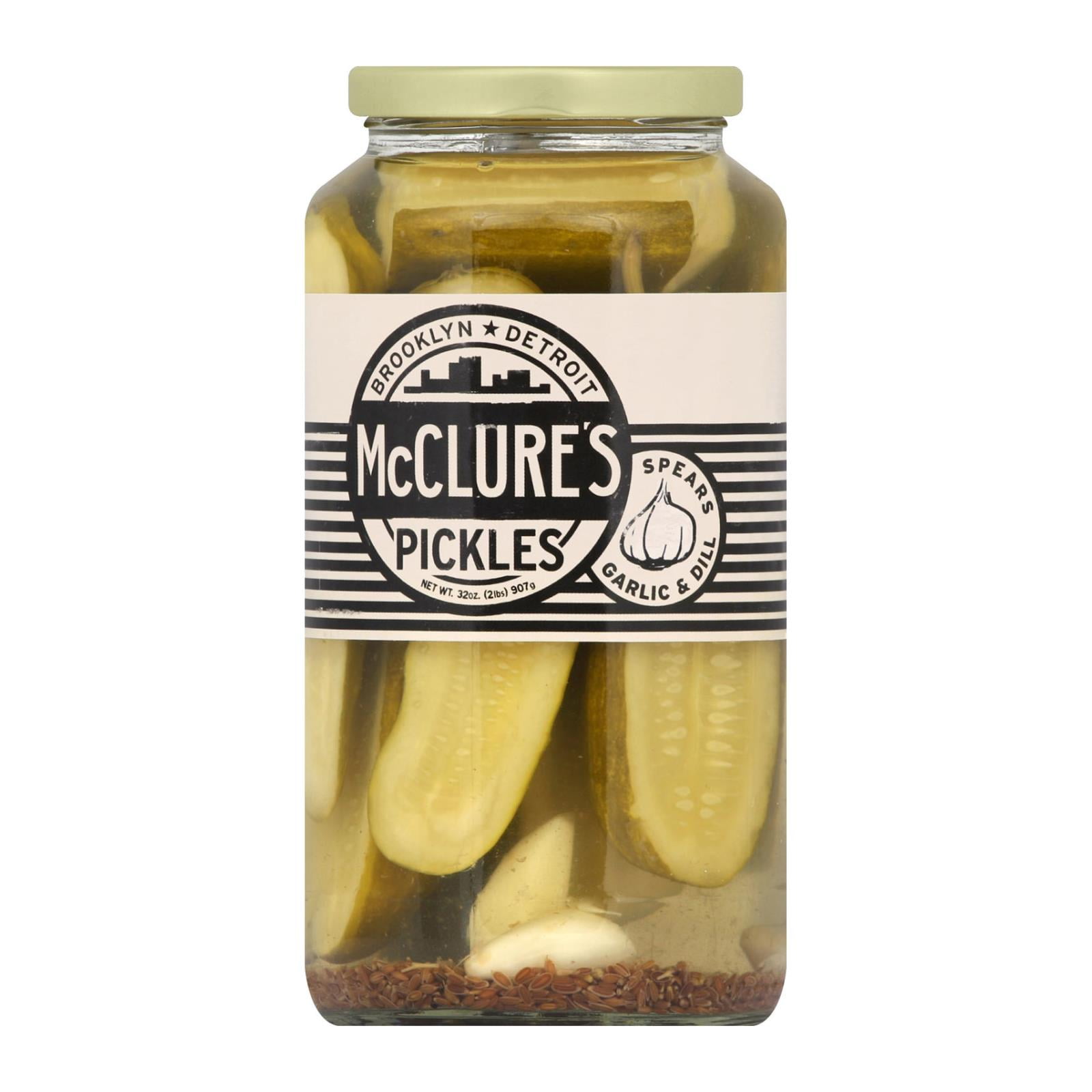 McClure's Garlic Dill Pickles 32 Ounce - Walmart.com