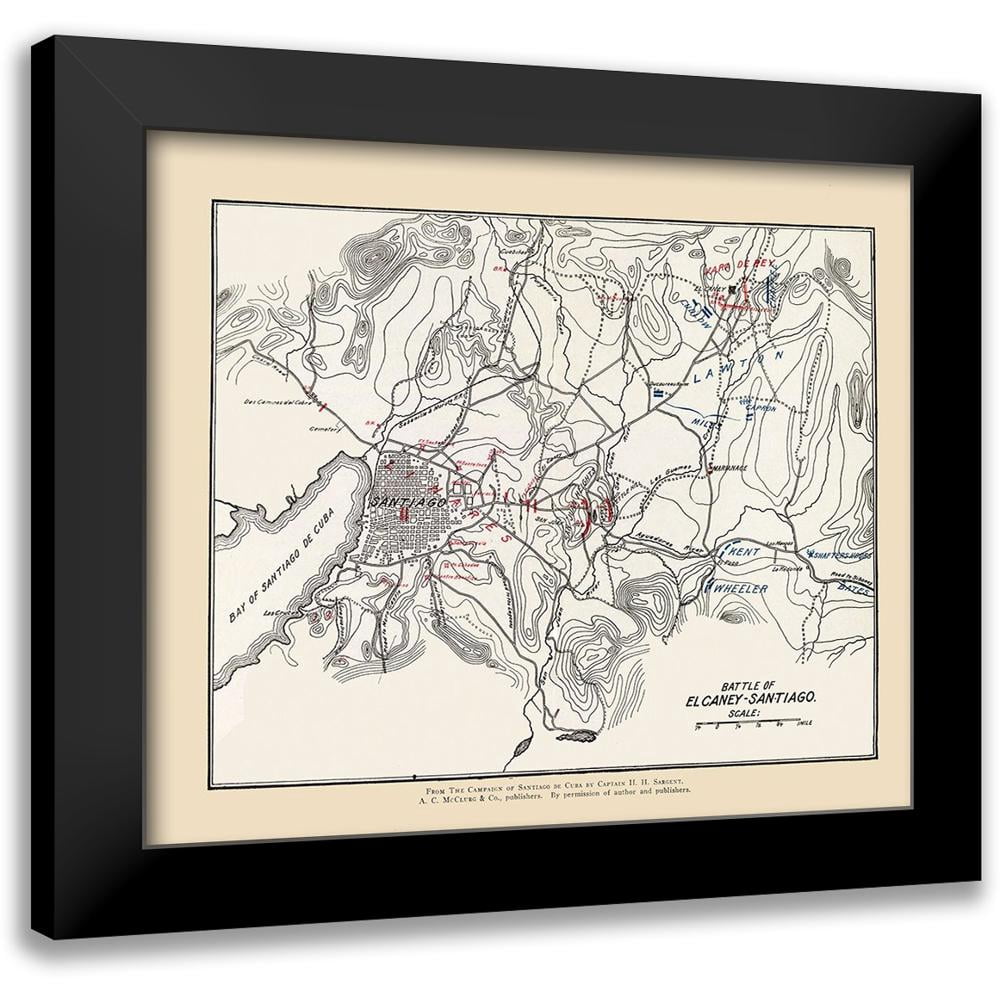 McClurg 23x20 Black Modern Framed Museum Art Print Titled - El Carney ...