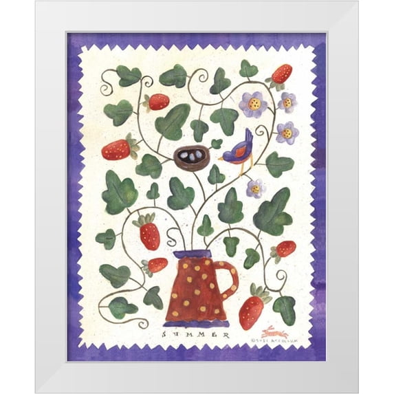 McCollum, Sudi 15x18 White Modern Wood Framed Museum Art Print Titled - Four Seasons III