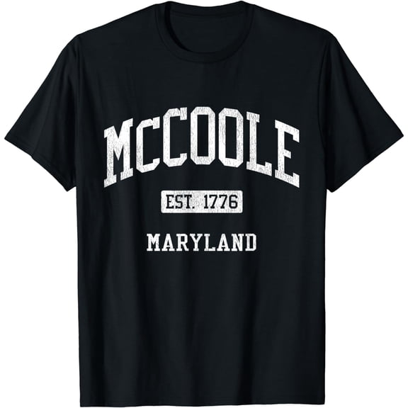 McCoole Maryland MD JS04 Vintage Athletic Sports T-Shirt