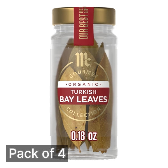 McCormick 100% Organic Turkish Bay Leaves (Pack of 4)