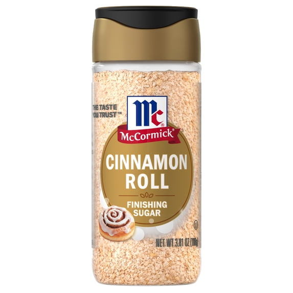 McCormick Cinnamon Roll Finishing Sugar, 3.81 oz Bottle