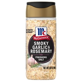 McCormick Kosher Smoky Garlic and Rosemary Finishing Salt, 3.88 oz Bottle