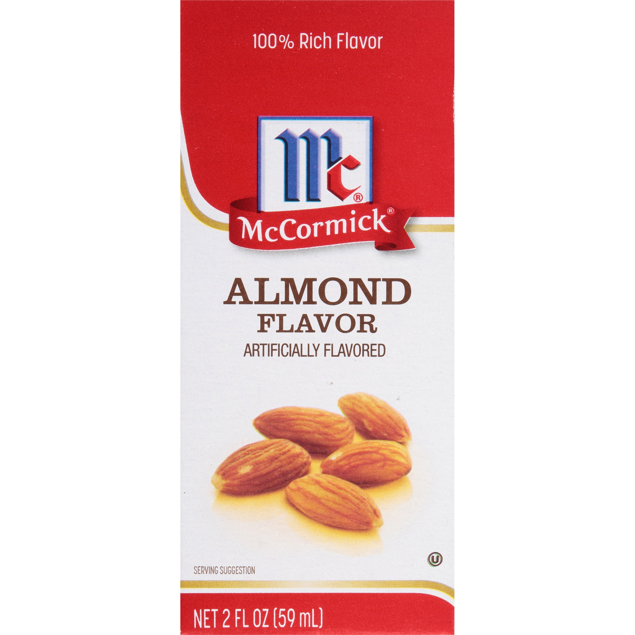 McCormick All Natural Gluten Free Imitation Almond Extract, 2 fl oz Box