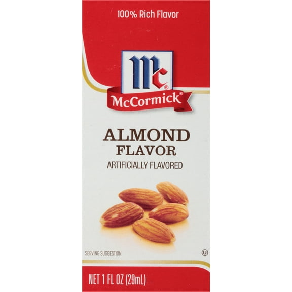 McCormick All Natural Gluten Free Imitation Almond Flavor, 1.0 fl oz Box