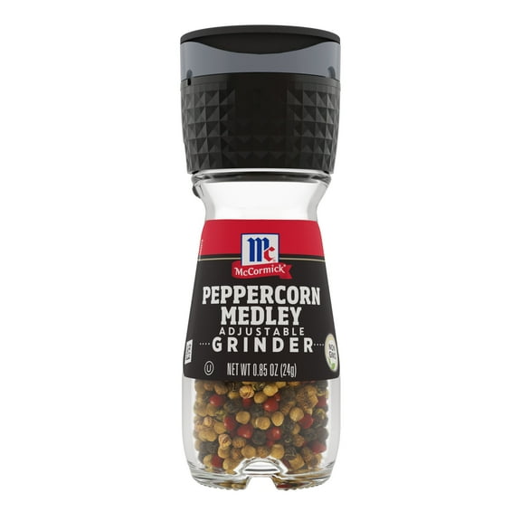 McCormick All Natural Peppercorn Medley Grinder, 0.85 oz Bottle